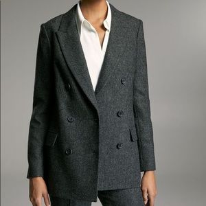 NWT Aritzia Heather Gray Samuel Blazer
